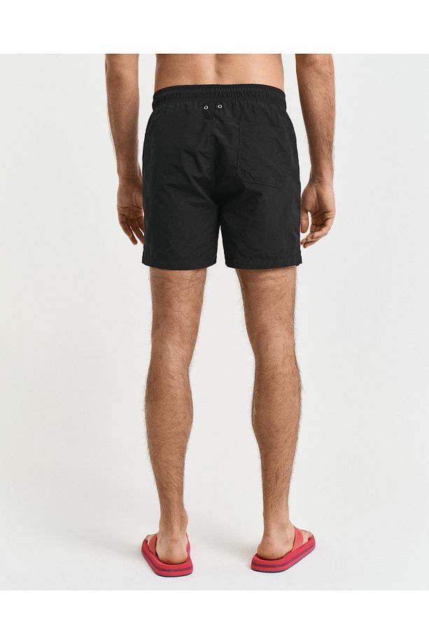 Erkek Siyah Regular Fit Mayo Şort - 3