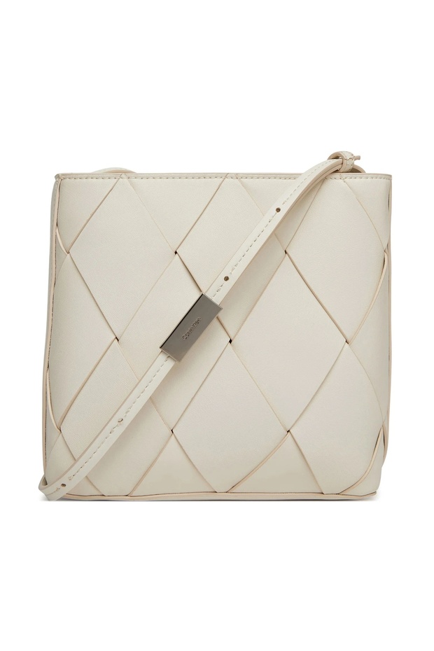 CK WOVEN SQUARE CROSSBODY Kadın Çapraz Çanta K60K612991-67U - 3