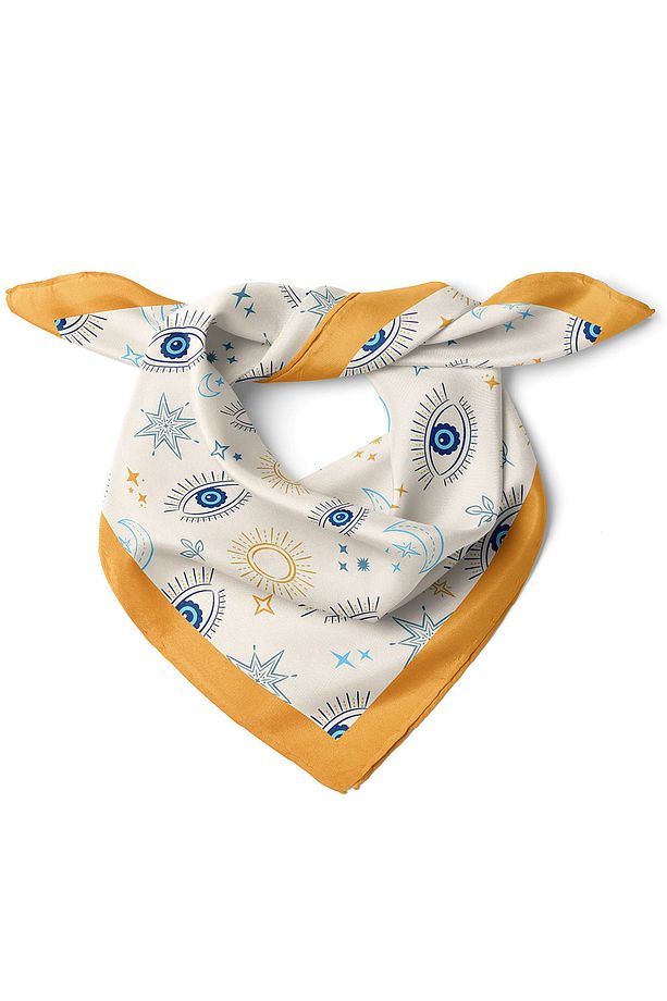 Göz Desenli Bandana - 1