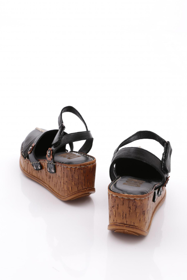 217-2064 Kadin Mega Kalin Taban Sandalet - 3