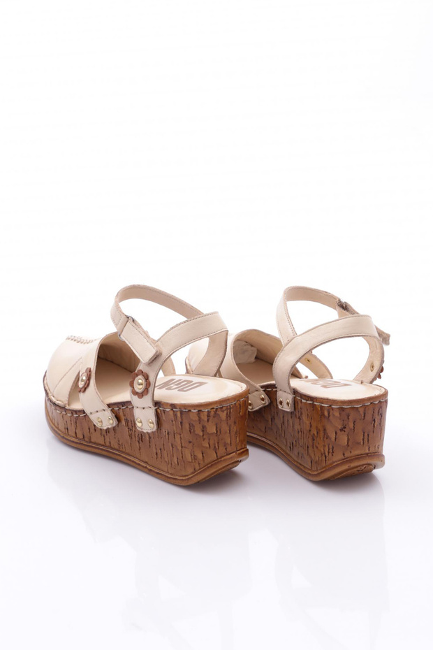 217-2064 Kadin Mega Kalin Taban Sandalet - 3