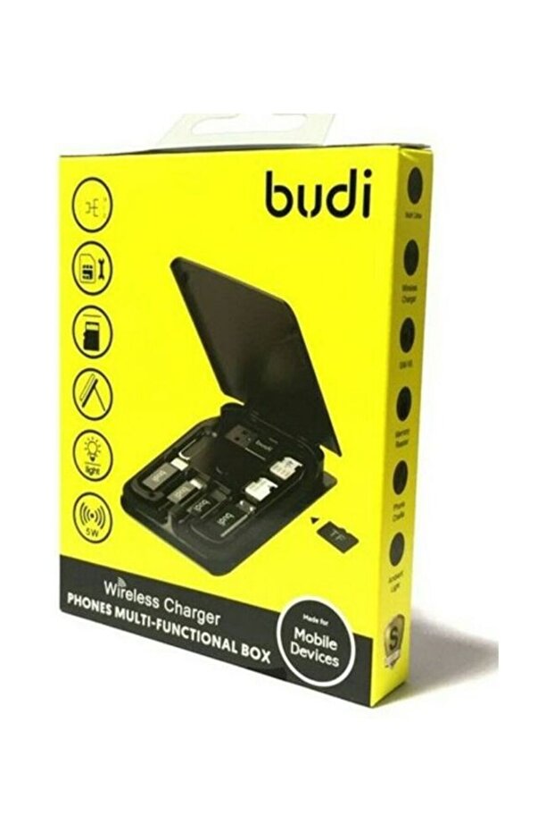 صندوق هاتف متعدد الوظائف باللون الأسود - 1