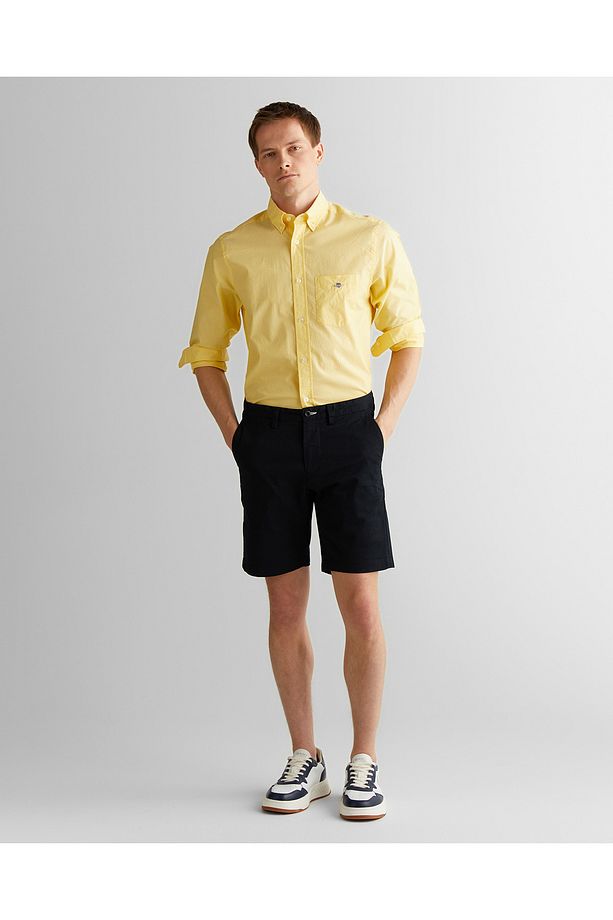 Erkek Siyah Slim Fit Şort - 1