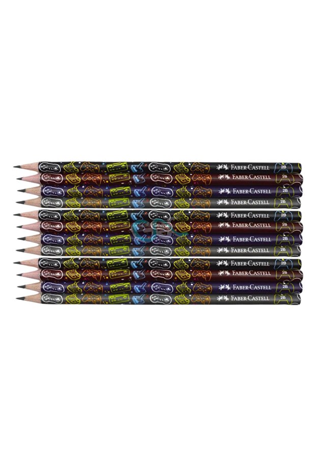 Faber-Castell Gamer Pencil 2B 12 Pcs 1459394