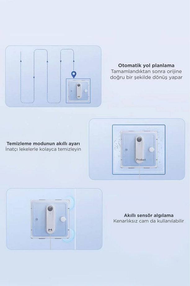 W9 Cam Silme Robotu Pencere Temizleme Robotu - 4