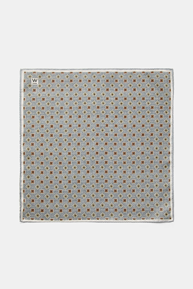 GRİ KETEN MENDİL - 1