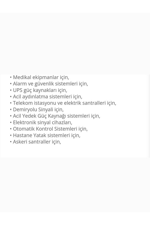 12 Volt Akü 5 Ah  Amper Üstün Perfonmans Akü Batarya - 2