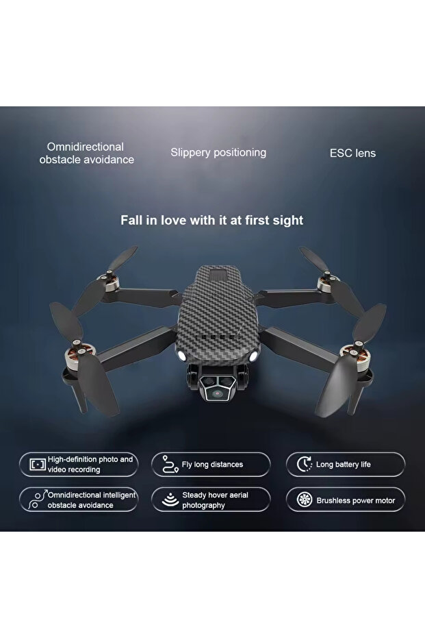 U2 Pros 4K FPV Kameralı Drone – GPS, Optik Akış, Kaçınma Sensörlü, Fırçasız RC Uçak - 3