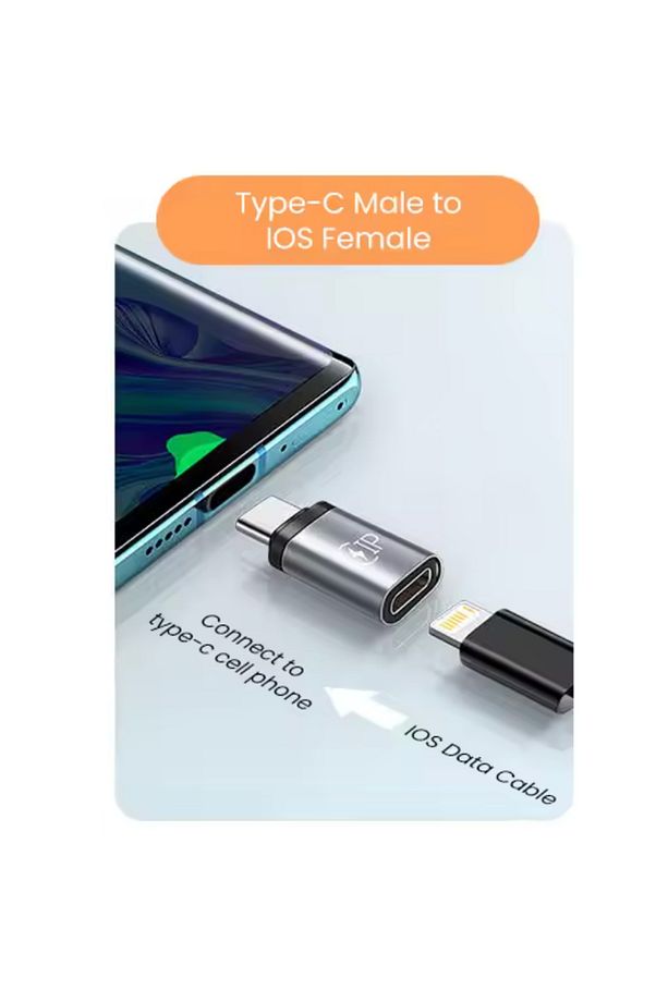 Lightning Type C Çevirici Dönüştürücü Android Den Iphone A Çevirici Adaptör - 3