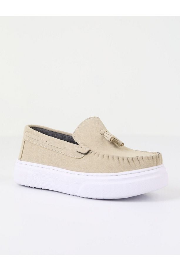 Erkek Çocuklar İçin Platform Taban Loafer Klasik Ayakkabı - 5