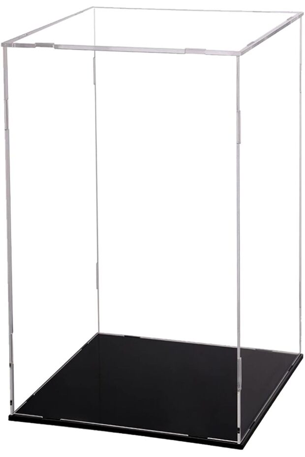Display Case For Collectibles Assemble Clear Acrylic Box (25X25X40CM)