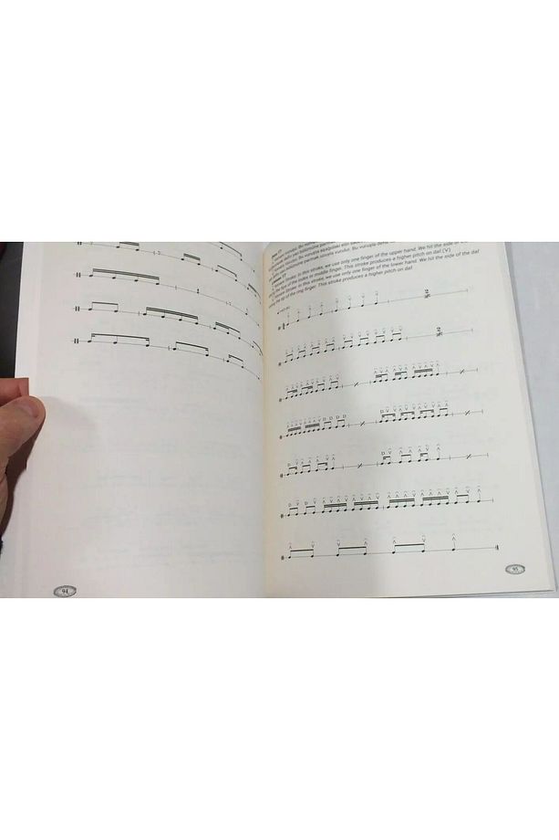 Def Erbana Eğitim Kitabı 2 Adet Daf Arbane Daf Def Method For Daf In Turkish - English 2 Books - 6