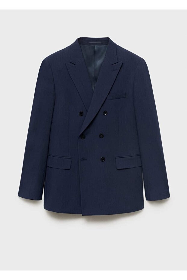 Slim fit Monaco kruvaze blazer ceket - 3