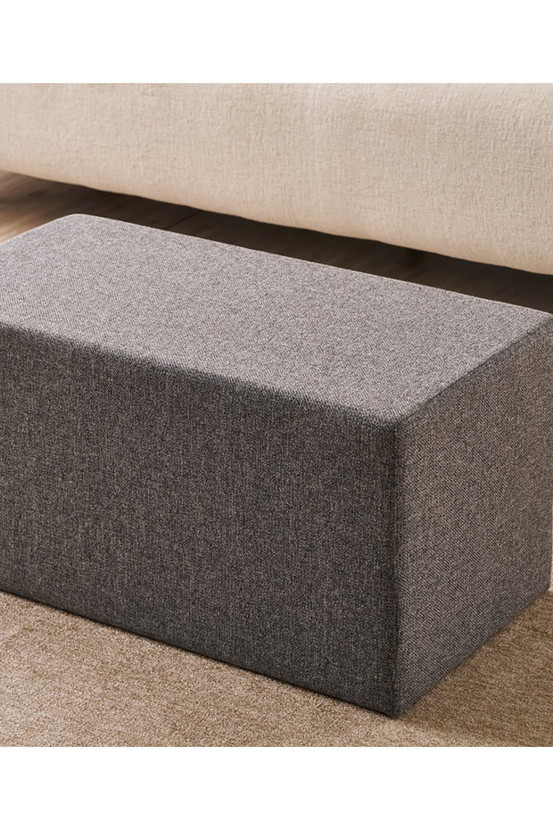 Demre Puf - Antrasit - 2