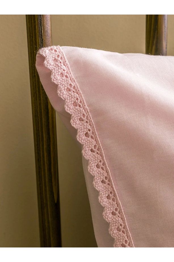 LCW HOME Pembe Desenli %100 Pamuk Çift Kişilik Pike Seti - 4