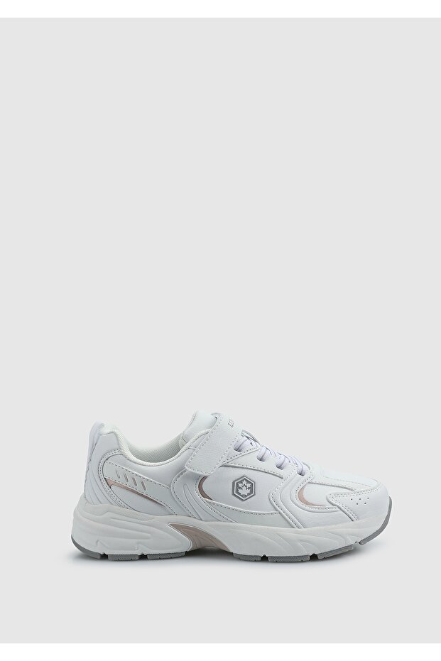 Pol White Girl's Sneaker