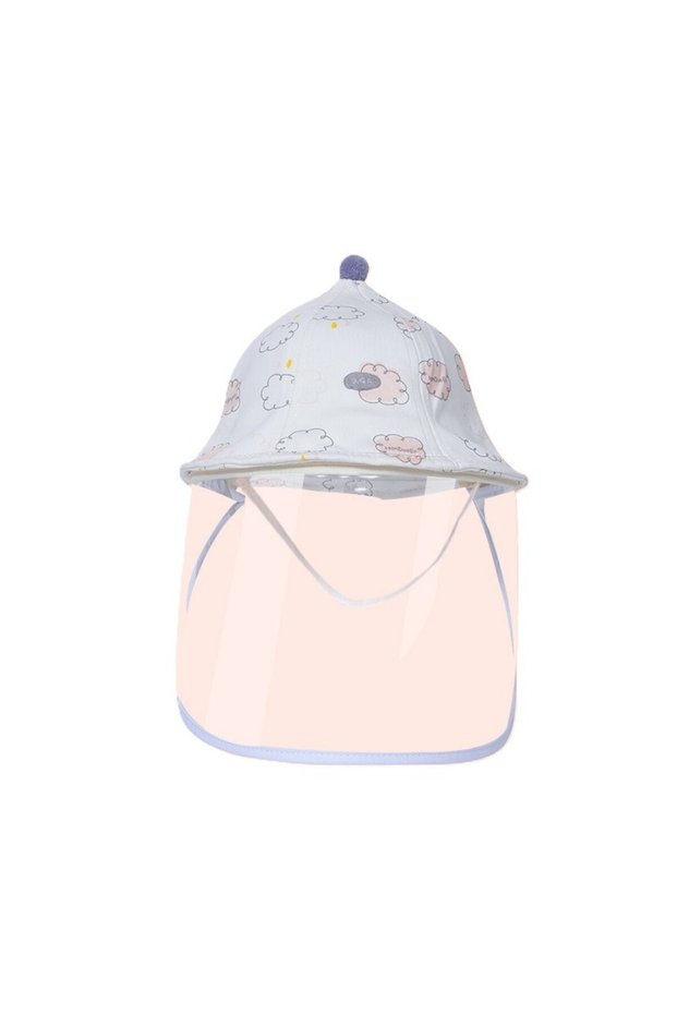 Baby Protective Hat, SOHO, Pink Cloud Pattern, Fishnet, Spring and