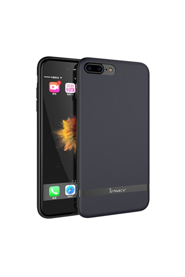Cover Apple iPhone 7 Rubber Coating Black, Flippy - 1