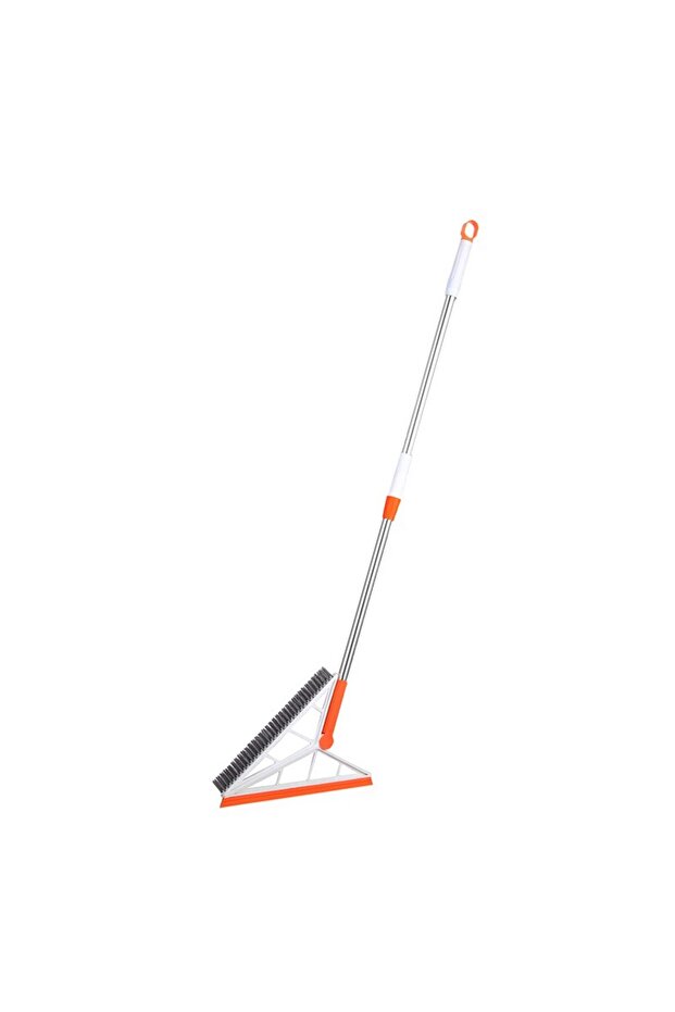 Flippy Multifunctional Mop, Orange, Silicone Squeegee, Telescopic Handle - 1