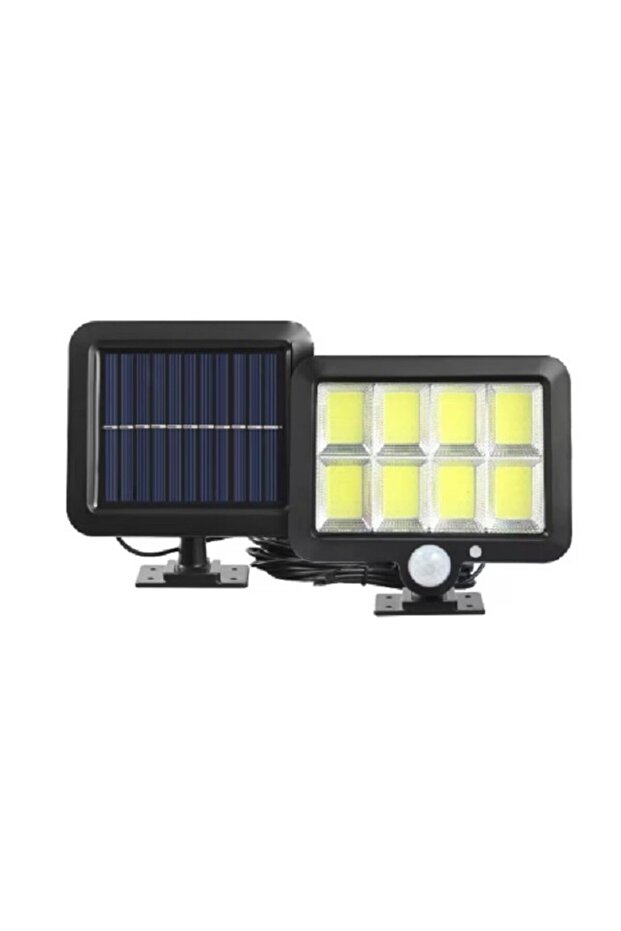 Solar LED Lamp 160 COB, Flippy, 8 Grids, Light and Motion Sensor, Cable Length 4.6m, White Light - 1
