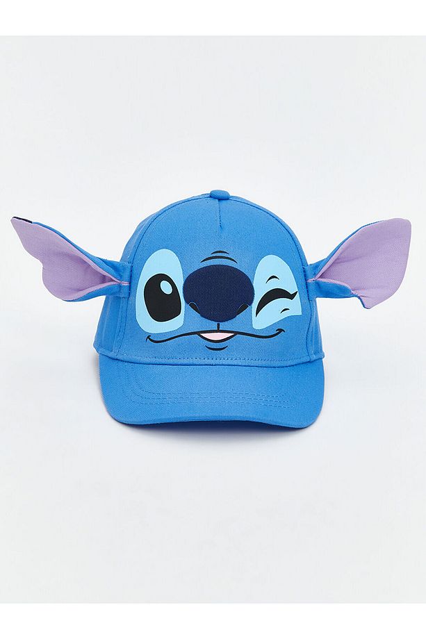 Stitch Baskılı Erkek Çocuk Kep Şapka - 1