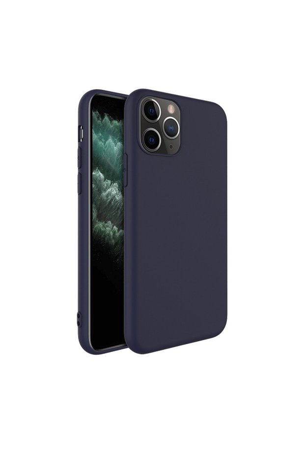 Protective Case Compatible with Apple iPhone 13 Mini Matte TPU Dark Blue