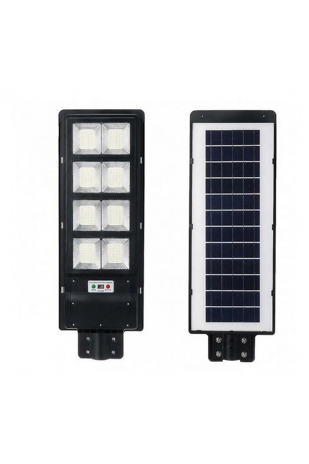 Solar LED Lamp, Rectangular Model, 200 W, Bibilel, Cold, Black