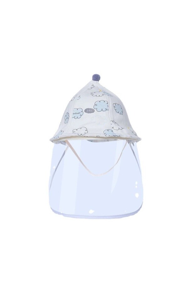 Baby Protective Hat, Blue Cloud Pattern, Pescareasca - 1