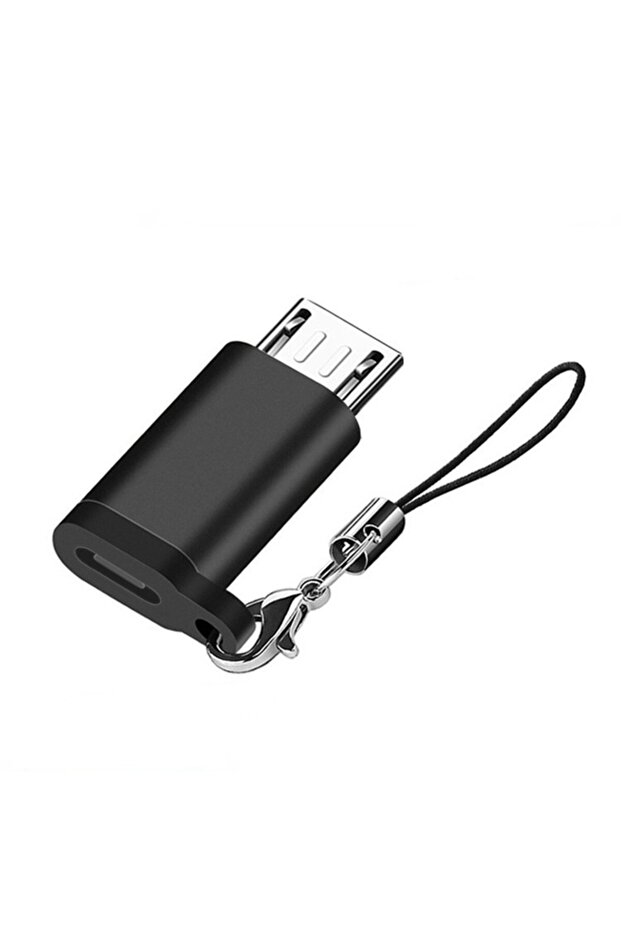 Type C to micro USB Adapter with Keychain - 1