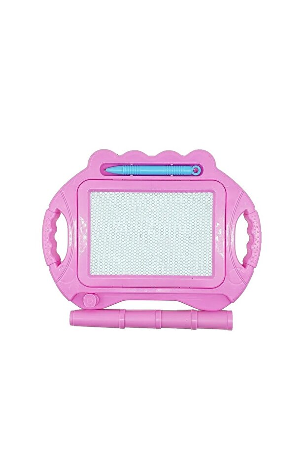 Magnetic Drawing Board with Pen, Rectangular Shape, Dimensions 23x17 cm, Develops Creativity, - 1