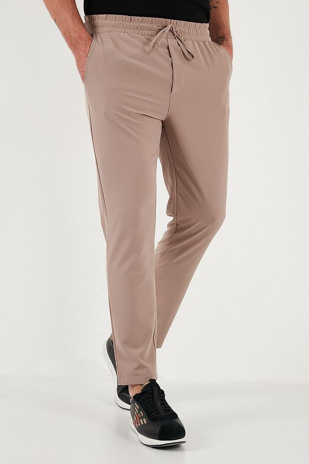 Streç Regular Fit Normal Bel Düz Paça Jogger Pantolon Erkek Pantolon Cf25617801 - 3