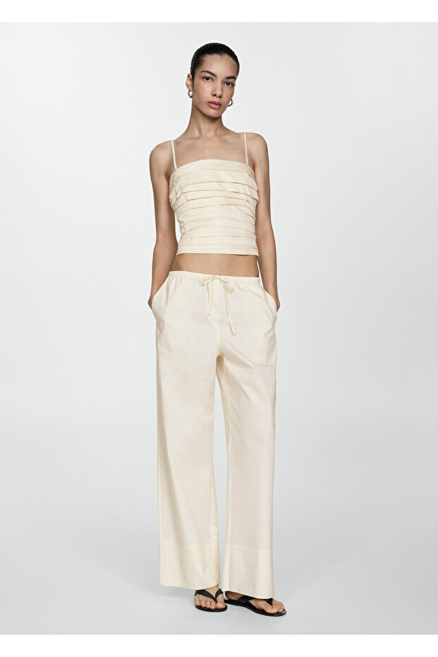 Drape bandeau bluz - 9