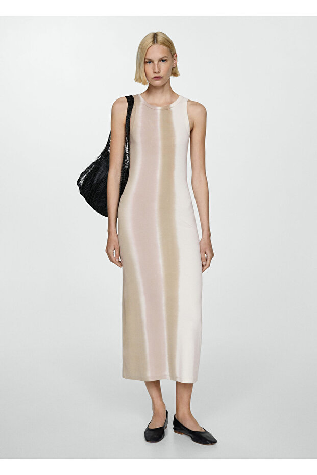 Bej Kadın Elbise 77050359 - 1