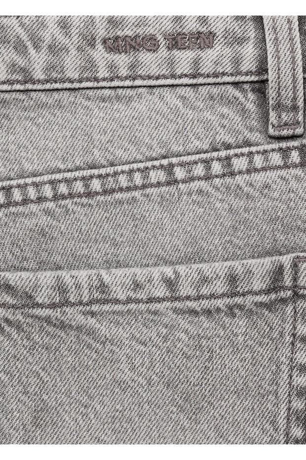 Açık Gri Denim Kız Çocuk Şort & Bermuda 77080615 - 3