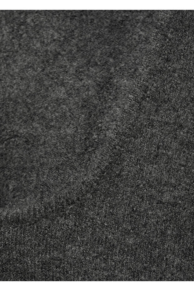 Grauer Mädchenpullover 77054782 - 7