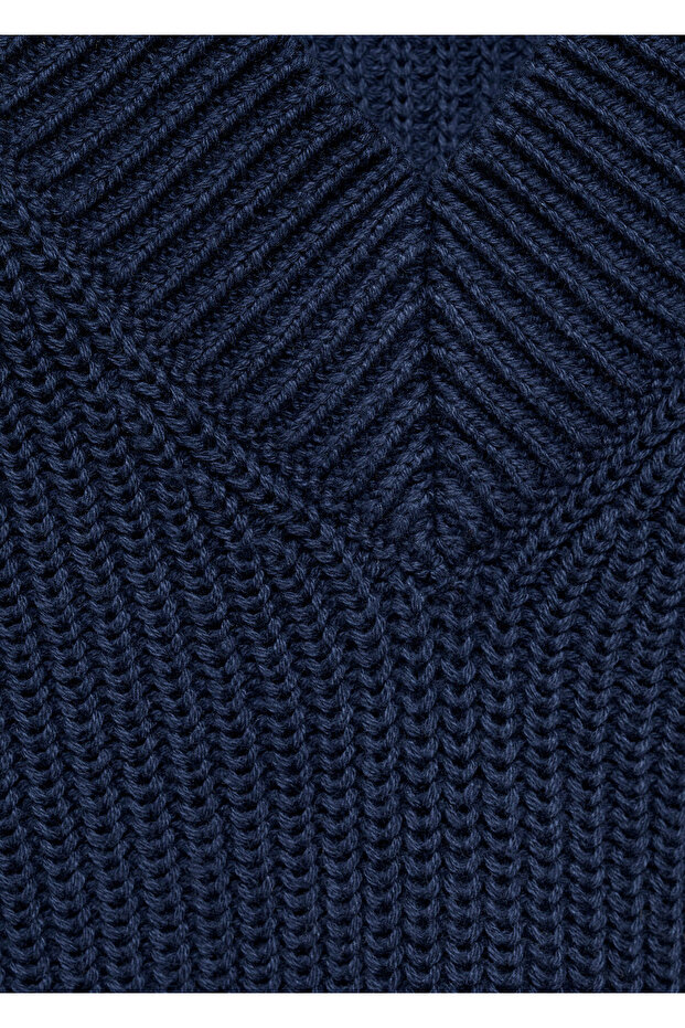 Marineblauer Mädchenpullover 77044786 - 7