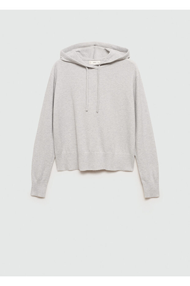 Grauer Mädchenpullover 77084785 - 5