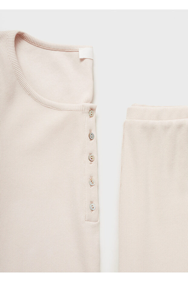 Hellrosa Damen-Pyjamahose 77050576 - 6