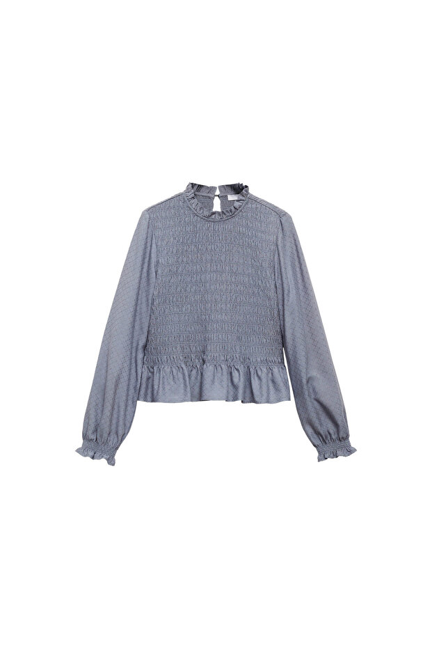 Plava bluza za devojčice 77044043 - 2