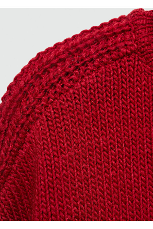 Roter Mädchenpullover 77055983 - 8