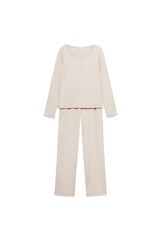 Hellrosa Damen-Pyjamahose 77050576 - 5