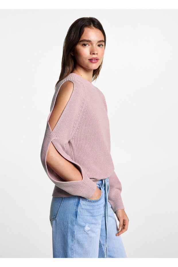 Hellrosa Mädchenpullover 77053290 - 2