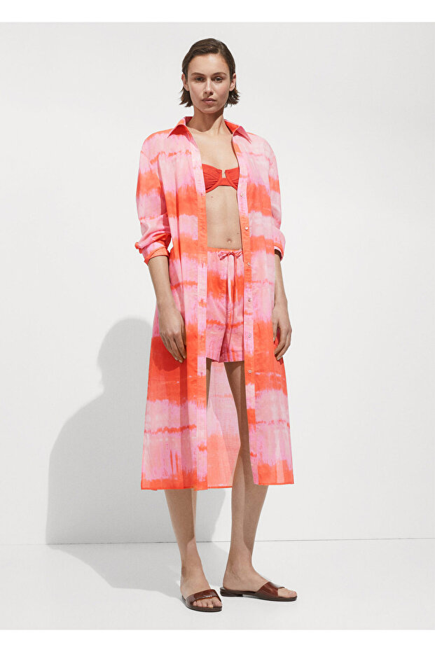 Turuncu Kadın Elbise 77000388 - 1