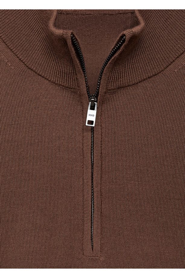 Koyu Camel Erkek Kazak 77005979 - 9