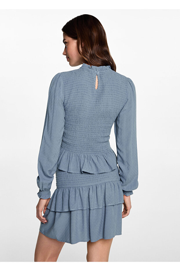 Plava bluza za devojčice 77044043 - 7