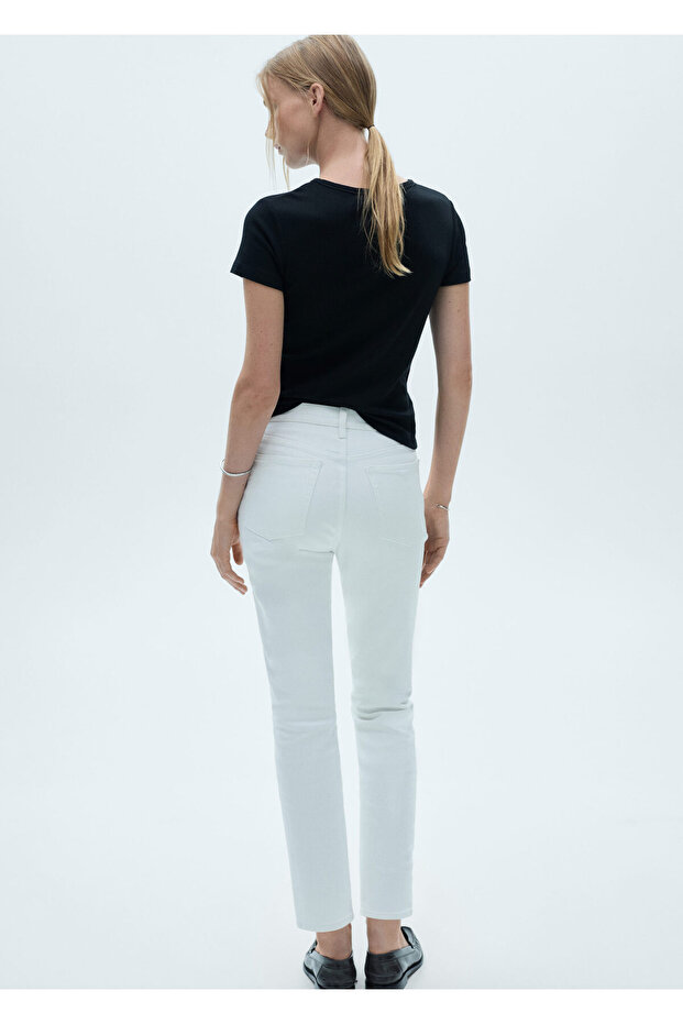 Beyaz Kadın Jeans 77040593 - 10