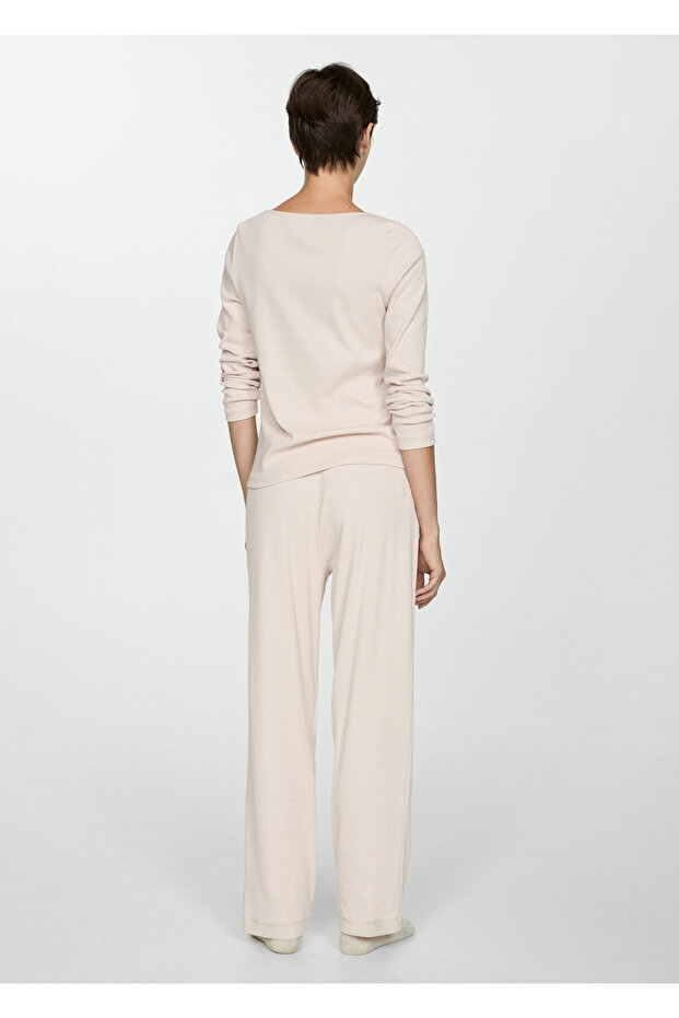 Hellrosa Damen-Pyjamahose 77050576 - 3