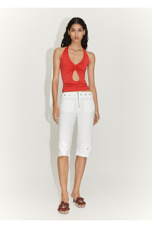 Rotes Damen-Bustier 77070625 - 8