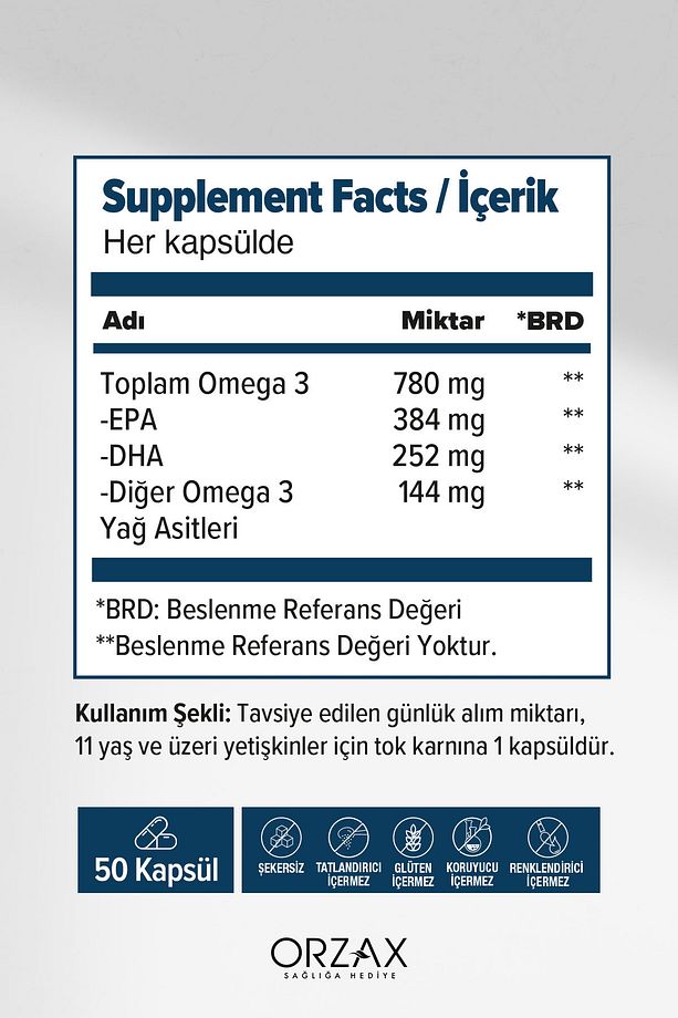 Plus Omega 3 1200 Mg 50 Kapsül 8697595870280 - 2