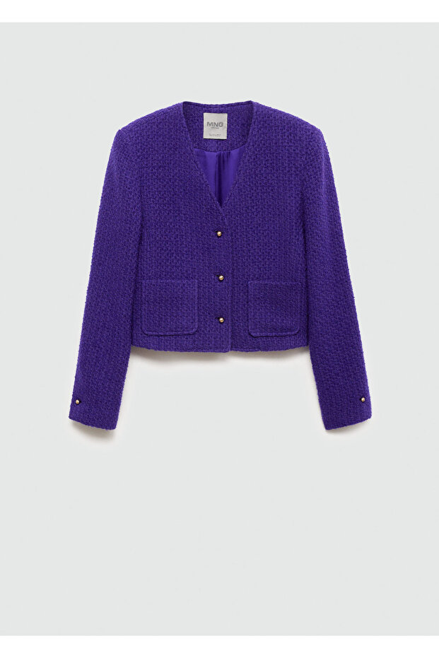 Mor Kadın Ceket 77034794 - 4